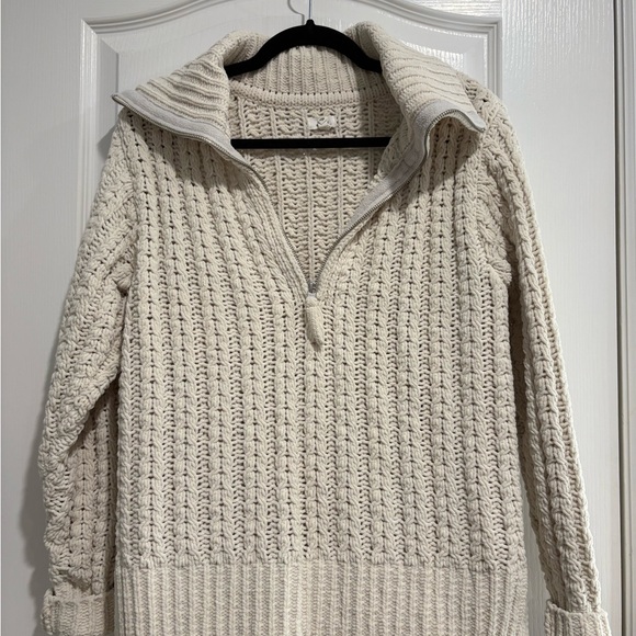 Aerie Cream Cowl Neck Sweater - Picture 1 of 3